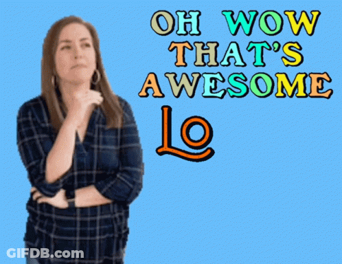 Woman In Plaid Shirt Saying Oh Wow GIF