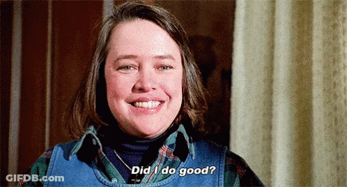 Woman In Plaid Shirt Smiling Asking Did I Do Good GIF