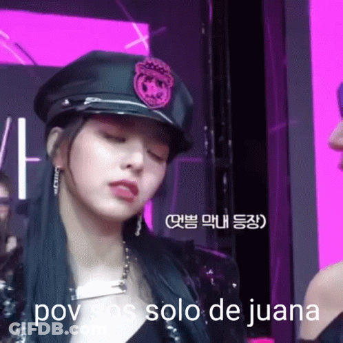 Woman In Police Hat POV Es Solo De Juana GIF