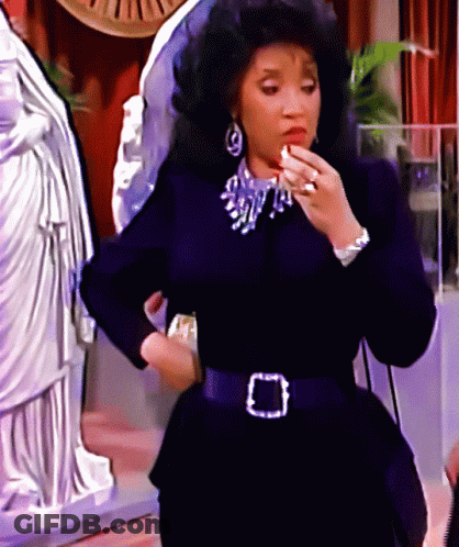 Woman In Purple Dress And Belt GIF