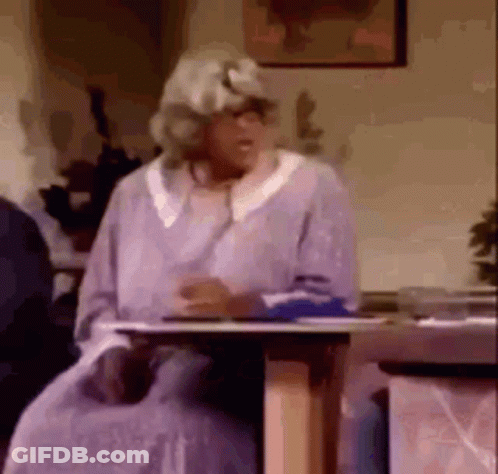 Woman In Purple Dress: I'm A Thug And I'm A Real Thug GIF