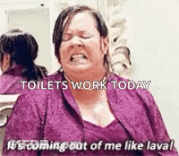 Woman In Purple Dress Screaming GIF