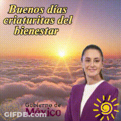 Woman In Purple Jacket Buenos Dias Criaturas Del Bienestar Gobierno De Mexico GIF