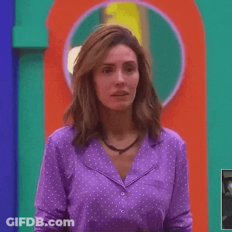 Woman In Purple Polka Dot Pajama Top GIF