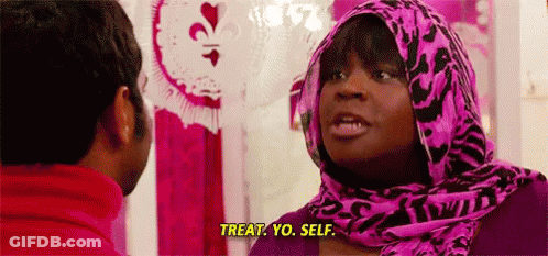 Woman In Purple Scarf Talking To Man GIF