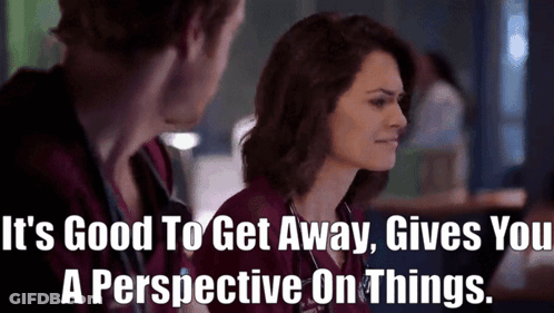 Woman In Purple Scrub Top With Stethoscope GIF
