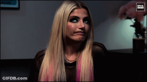 Woman In Purple Shirt Laughing In Front Of Diva Girls Logo GIF