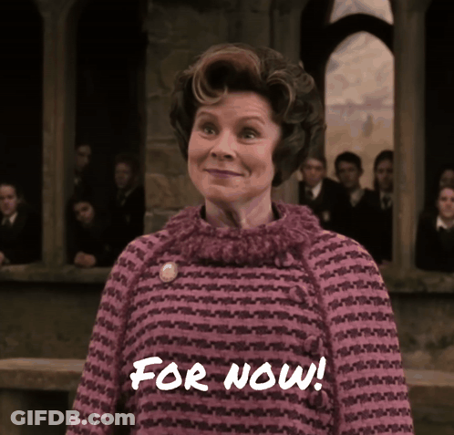 Woman In Purple Sweater Saying For Now GIF