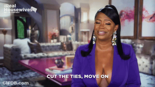 Woman In Purple Top Not Ready To Let Go GIF