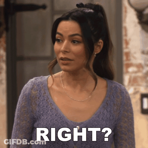 Woman In Purple Top With Right GIF