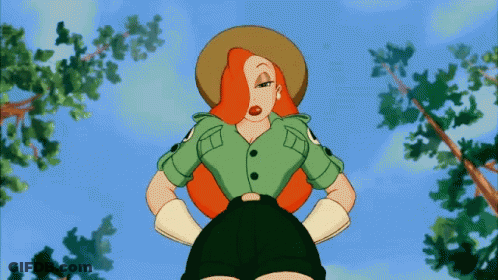 Woman In Ranger Uniform GIF