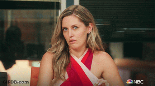 Woman In Red And White Dress GIF
