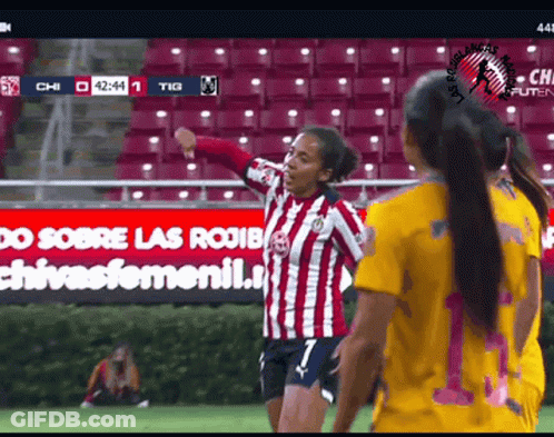 Woman In Red And White Striped Shirt GIF