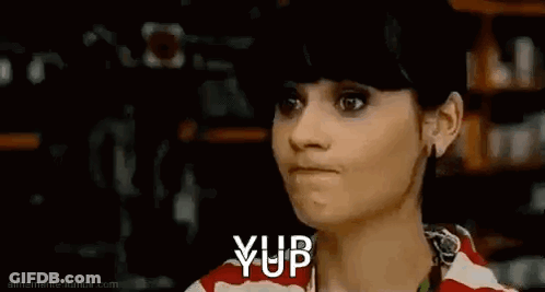 Woman In Red And White Striped Shirt Making Funny Face GIF