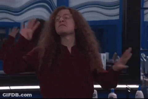 Woman In Red Dress Dancing In Bathroom Thumbs Up GIF