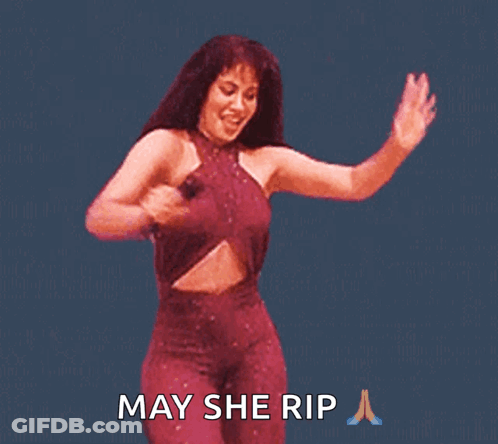 Woman In Red Dress Dancing May She Rip GIF