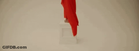 Woman In Red Dress GIF