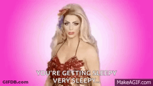 Woman In Red Dress Holding Microphone GIF
