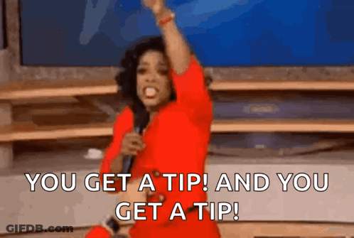 Woman In Red Dress Holding Microphone GIF