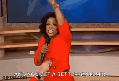 Woman In Red Dress Holding Microphone Dancing GIF