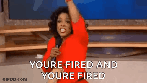 Woman In Red Dress Holding Microphone GIF