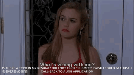 Woman In Red Dress Making A Face GIF