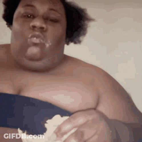 Woman In Red Dress Saying Big Sho GIF