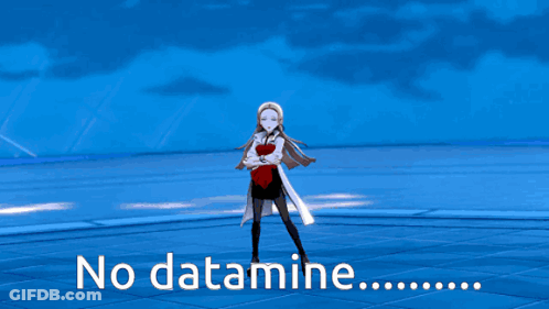 Woman In Red Dress Saying No Datamine GIF