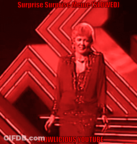 Woman In Red Dress Surprise Surprise Meme Slowlicious Youtube GIF