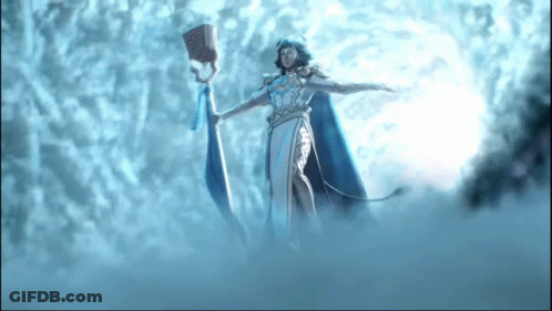 Woman In Red Dress Walking Through Wrought Iron Door GIF