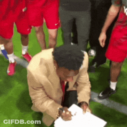Woman In Red Hat With Coach GIF