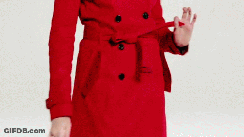 Woman In Red Hoodie Well I Think Costumes Speak Louder Than Words So So GIF
