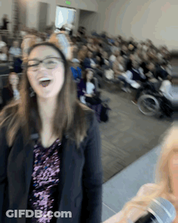 Woman In Red Jacket Crying GIF