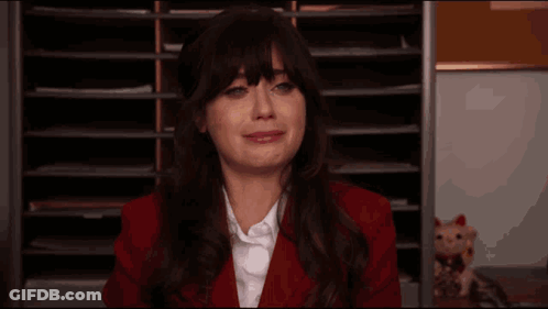 Woman In Red Jacket Crying GIF