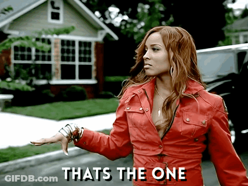 Woman In Red Jacket House Saying That's The One GIF