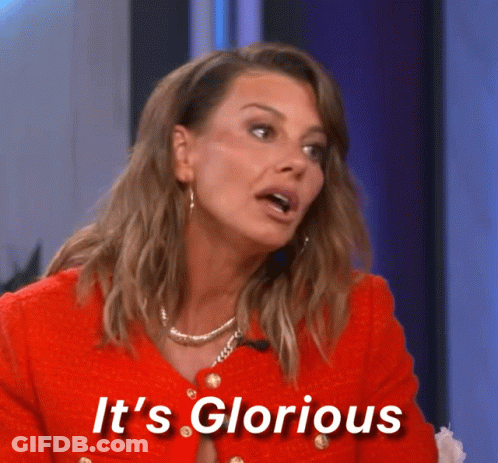 Woman In Red Jacket It's Glorious GIF