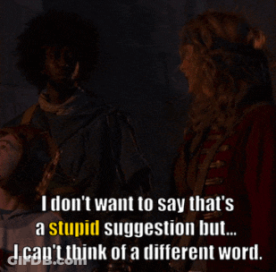 Woman In Red Jacket Saying I Don't Want To Say GIF