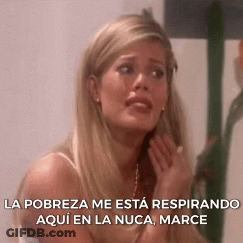 Woman In Red Shirt Adjusting Earring GIF