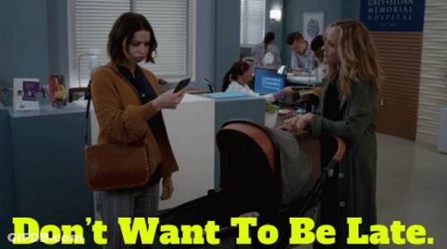 Woman In Red Shirt Here We Go GIF