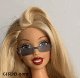 Woman In Red Shirt Holding Microphone Saying Woi Good GIF