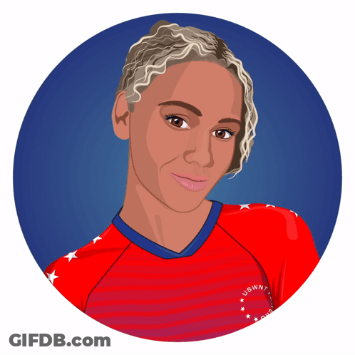 Woman In Red Shirt With Rodman Written On It GIF