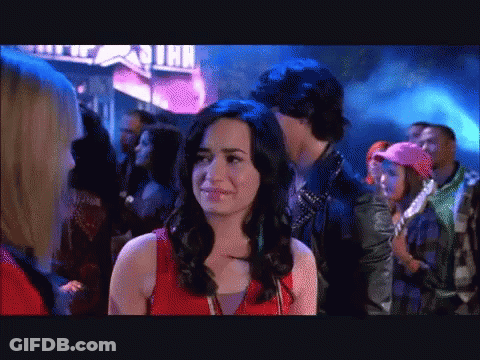 Woman In Red Top Smiling GIF