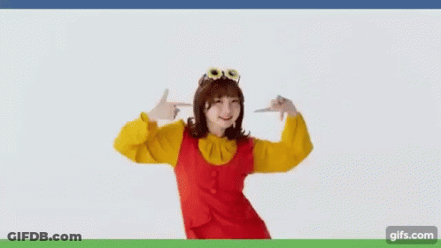 Woman In Red Vest Dancing GIF