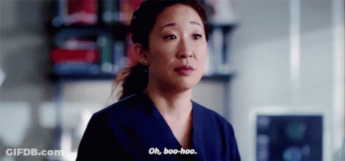 Woman In Scrub Top Talking Says Oh Boo-Hoo GIF