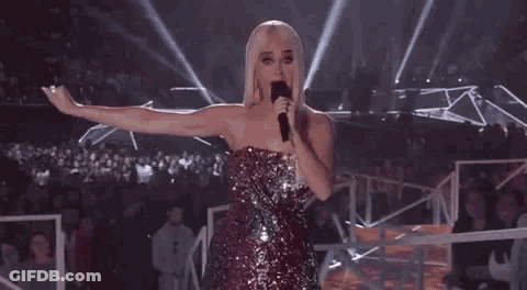 Woman In Sequined Dress Saying Wig Snatched GIF
