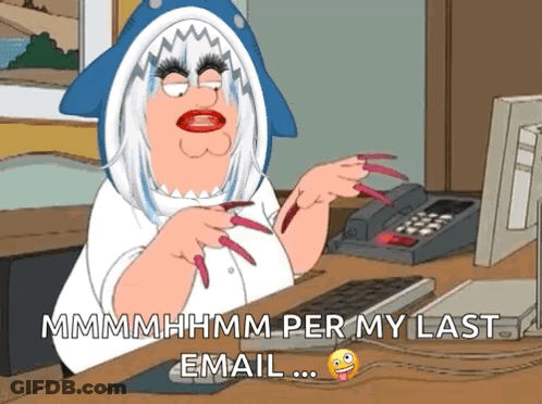 Woman In Shark Costume Sitting At Desk With Computer GIF