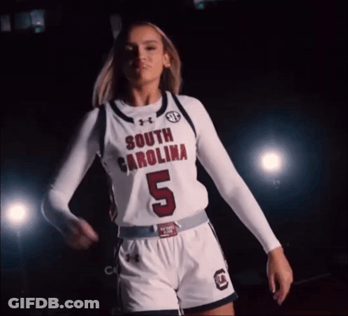 Woman In South Carolina Jersey GIF