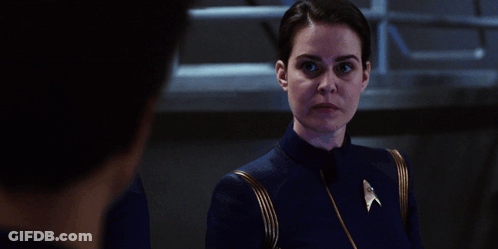 Woman In Star Trek Uniform This Is Discovery GIF