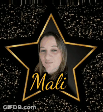 Woman In Star With Mali GIF