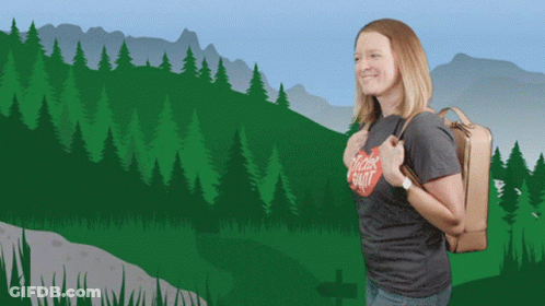 Woman In Sticker Giant Shirt GIF